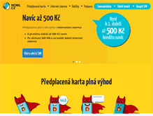 Tablet Screenshot of mobil.cz